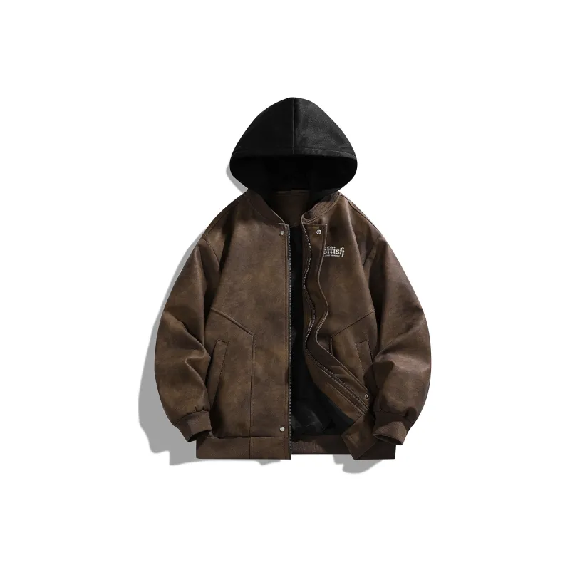 FASTFISH Leather Jackets Unisex-3