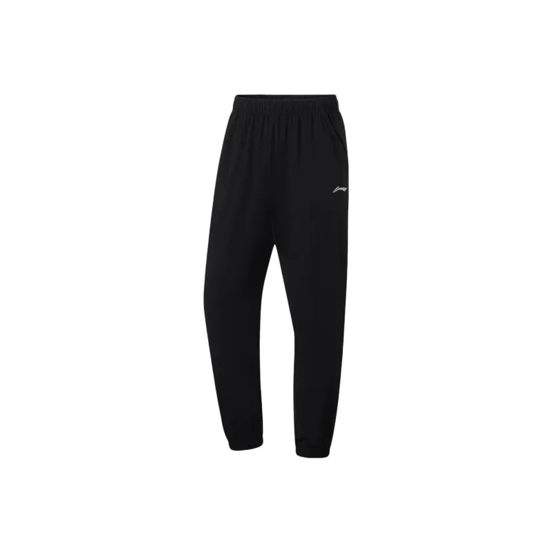 LiNing Knitted Sports Pants Men's Black-0