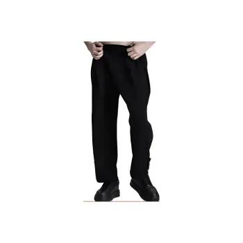 NORVINCY Western Elastic String Elastic Cuff Casual Pants Unisex