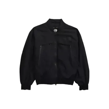 THE NORTH FACE Logo Printed Zipped Jacket