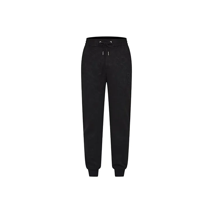 RARE Knitted Sweatpants Men's Black-0