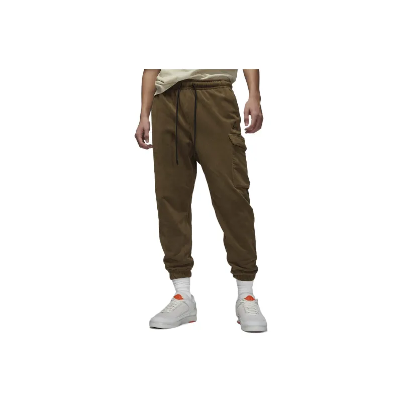 Jordan Knitted Sweatpants Men Brown-0