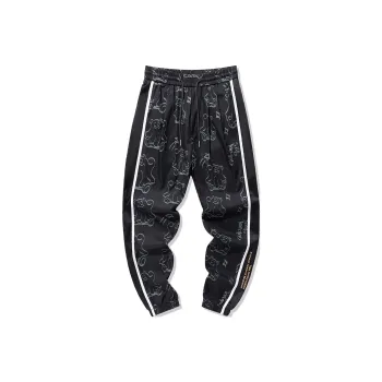 GUKUUL Jogger Casual Pants Unisex Black