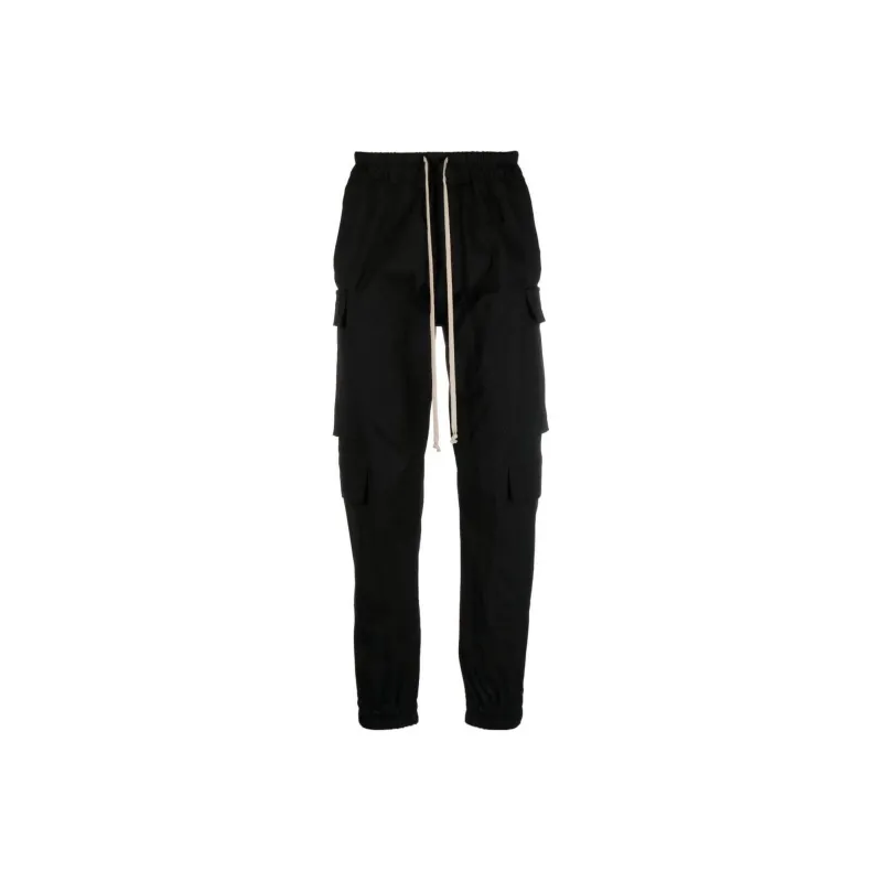 RICK OWENS Drawstring Cargo Trousers-0