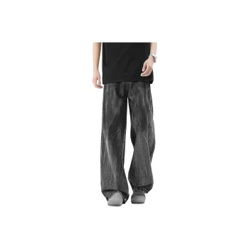 FA2LO Jeans Unisex Distressed Gray