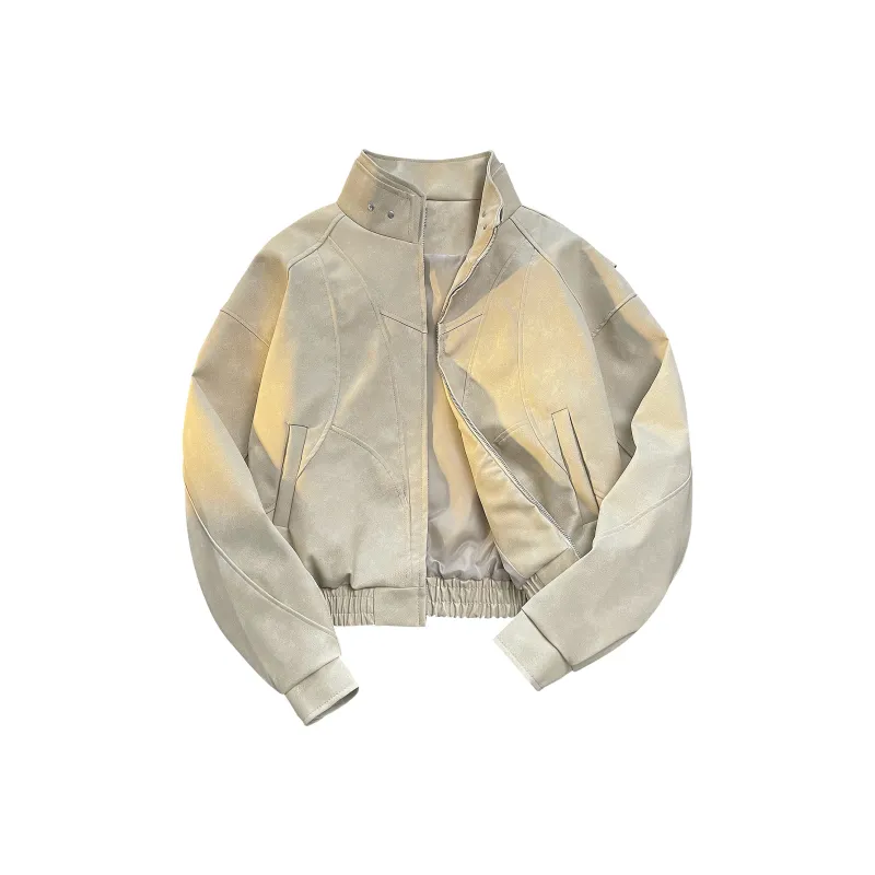 DJ.SPIRIT Jackets Coats Unisex Green Coffee-0