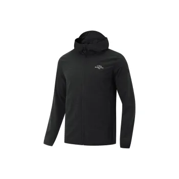 LiNing Fitness Series Trench Coat Men Black