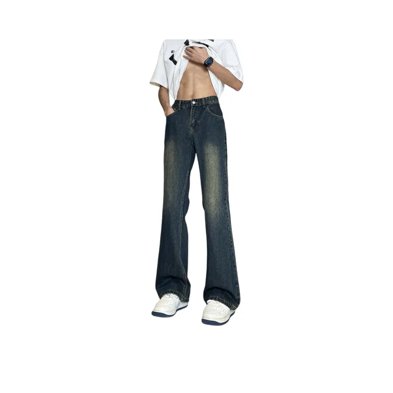 POLAR BEAR Ripped Versatile Refreshing Jeans Unisex-14