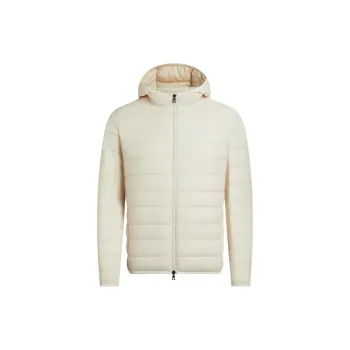 EMPORIO ARMANI EA7 FW24 Down Jacket Men's Beige Yellow