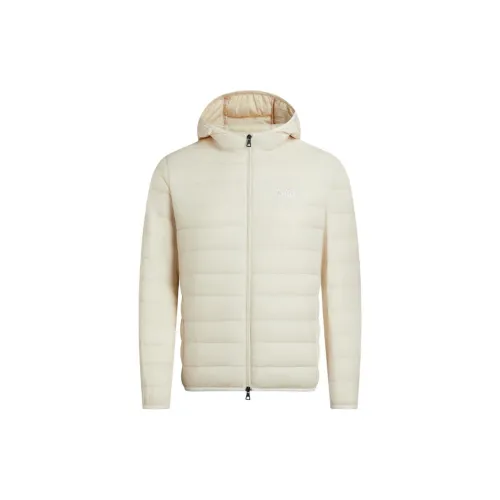 EMPORIO ARMANI EA7 FW24 Down Jacket Men's Beige Yellow
