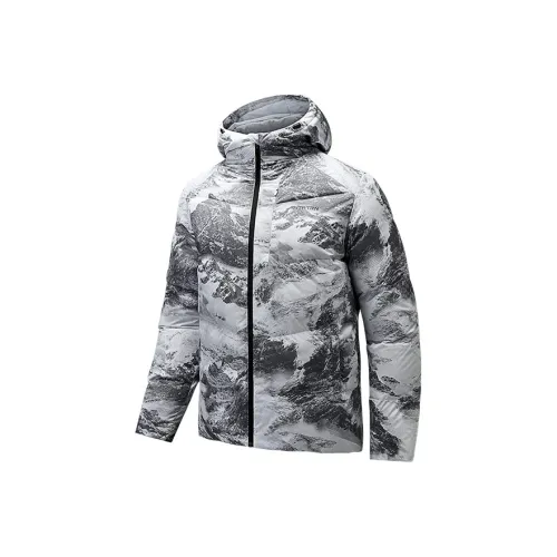 Anta Down Jacket Men's Pure White/Norman Jiang Xue