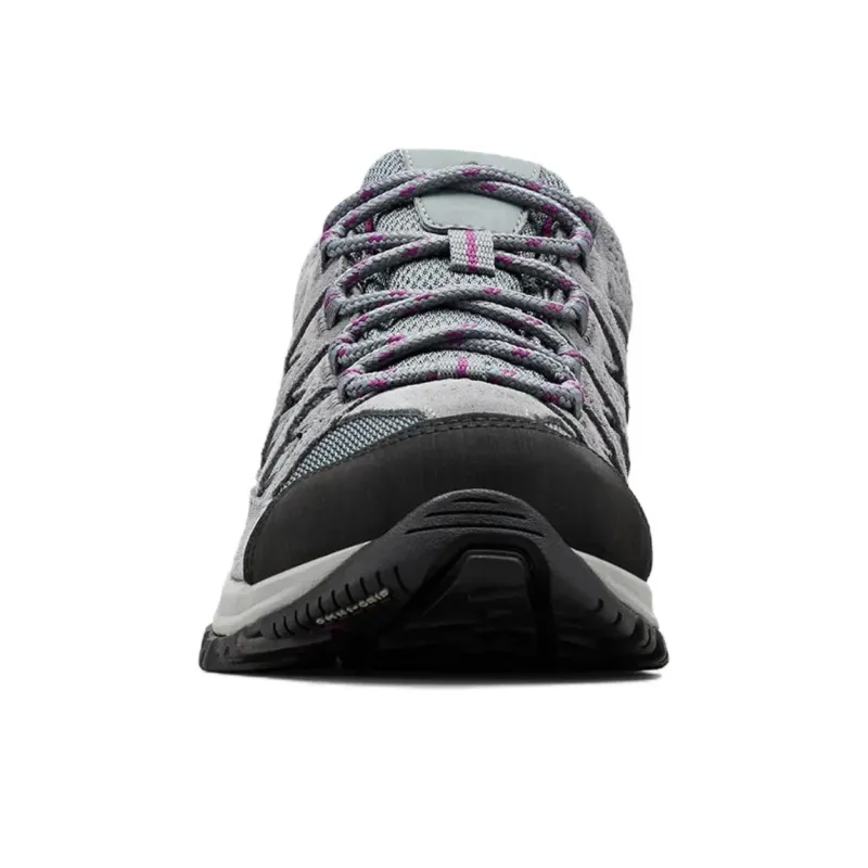 Columbia Crestwood Anti Slip Wear Resistant Low Top Mountaineering & Hiking Shoes Women's Gray-3