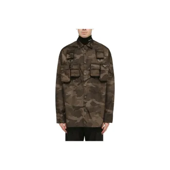 PRADA Jackets Coats Men's Brown