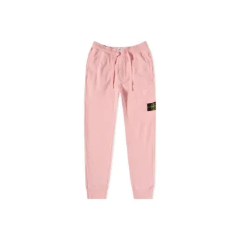 STONE ISLAND Knitted Sweatpants Men Pink