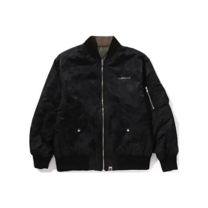 Bape Abc Camo Jacquard Bomber Jacket Jacket-0