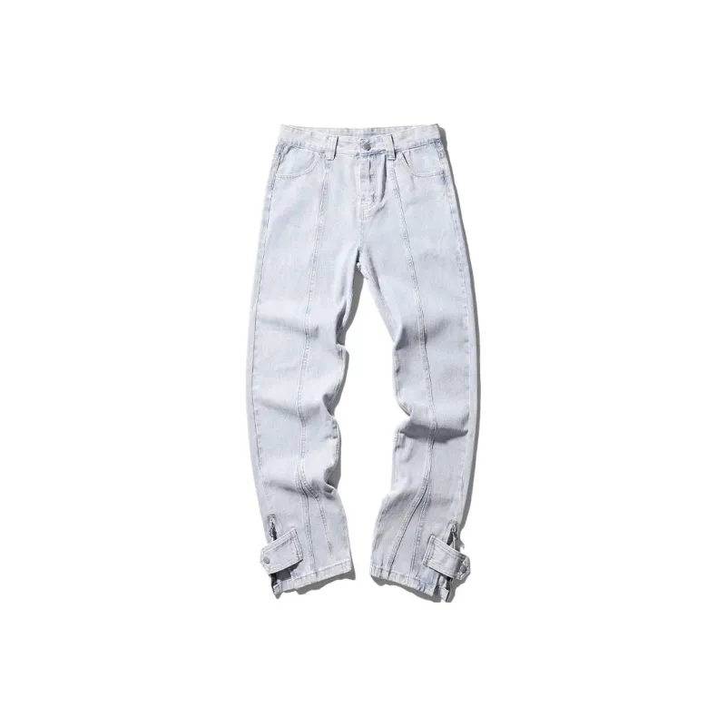 COMOWA Vintage High-street Unisex Jeans-18