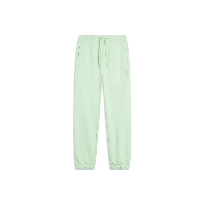 LiNing Sports Trend Series Knitted Sports Pants Men's Bamboo Green-0