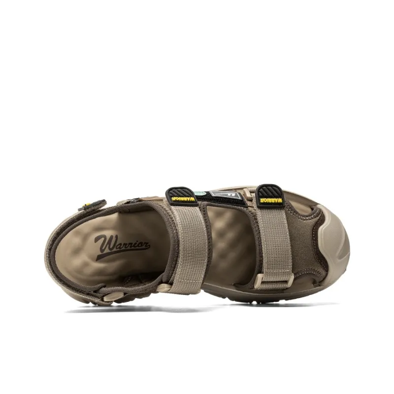 Warrior Beach Sandals Men's Khaki Brown-2