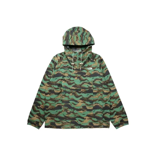 The North Face Overalls Jacket Men's Green Camouflage