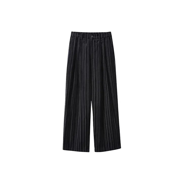 SeminP.ure Spring And Autumn Casual Pants Unisex Solid Color-0