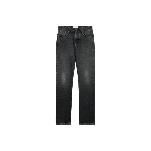 AMIPARIS Logo patch Straight leg Jeans