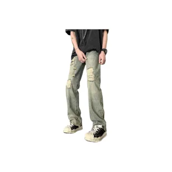DABAISHA Jeans Unisex Yellow Mud