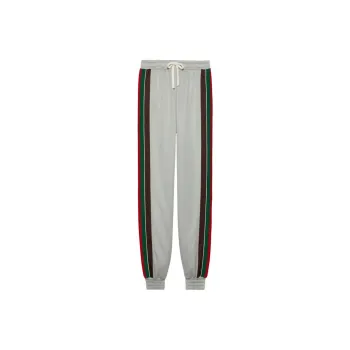 GUCCI SS23 Knitted Sweatpants Men's Gray