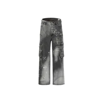 EVISU Jeans Men Denim Black