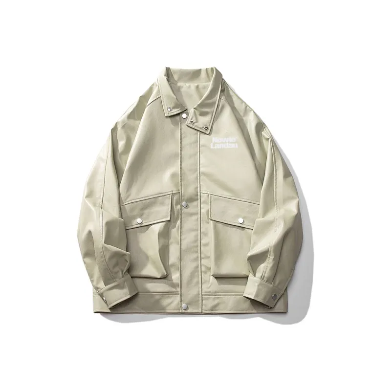 HOWIE LANDAU Jacket Unisex Khaki-5