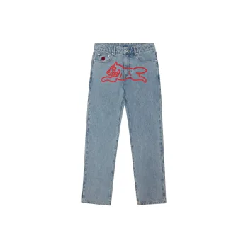 Ice Cream Logo Print Jeans