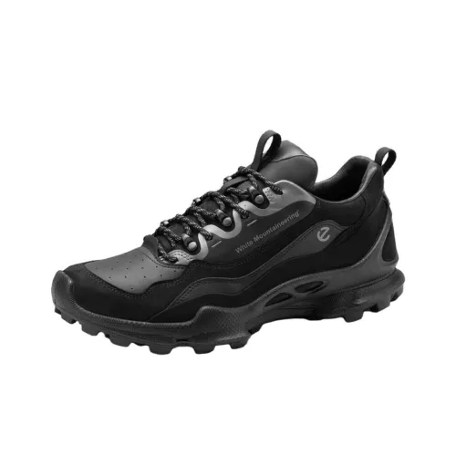 White Mountaineering x Ecco Biom C Trail Low Top Hiking Shoes Men's Black