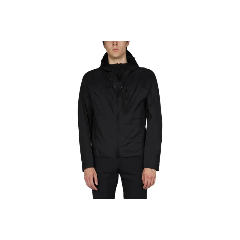 TEN C Panelled Hooded Jacket-0