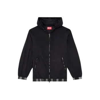 DIESEL J Post Recycled Zip up Hooded Jacket