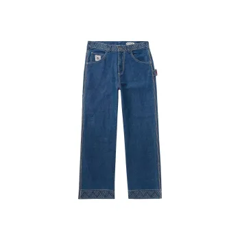 BODE Embroidered Denim Knolly Brook Trousers