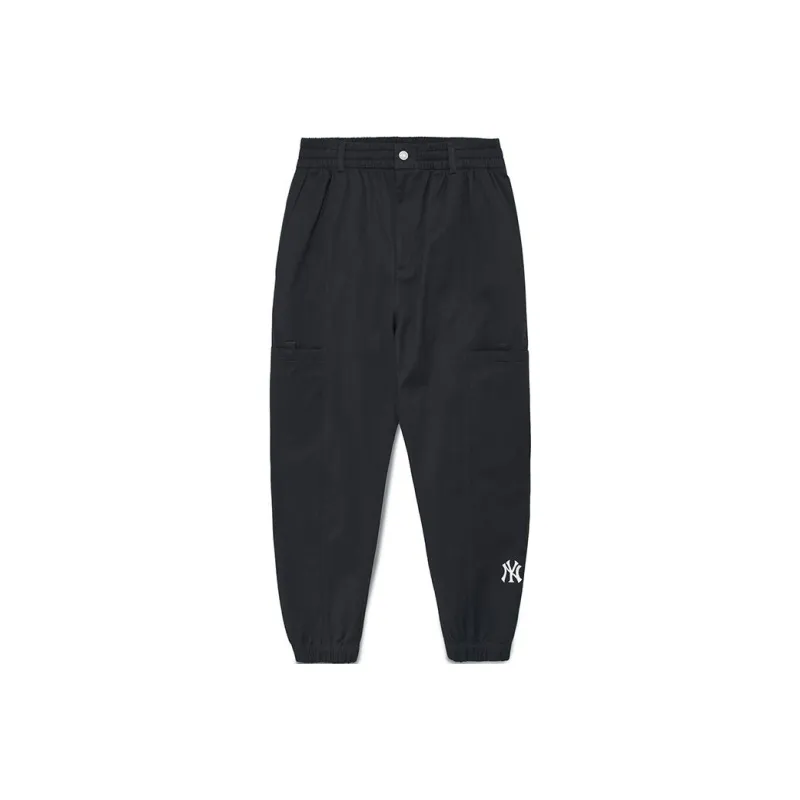 MLB New York Yankees Knitted Sweatpants Men Black-0