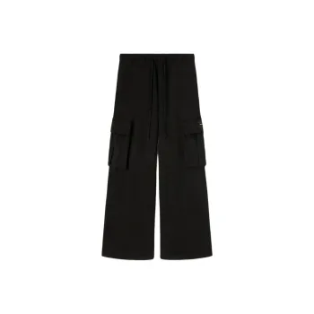 PALM ANGELS Wide Leg Drawstring Cargo Pants