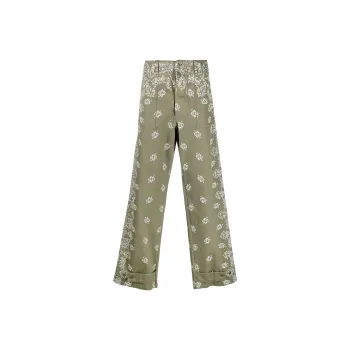 AMIRI Casual Pants Men Green