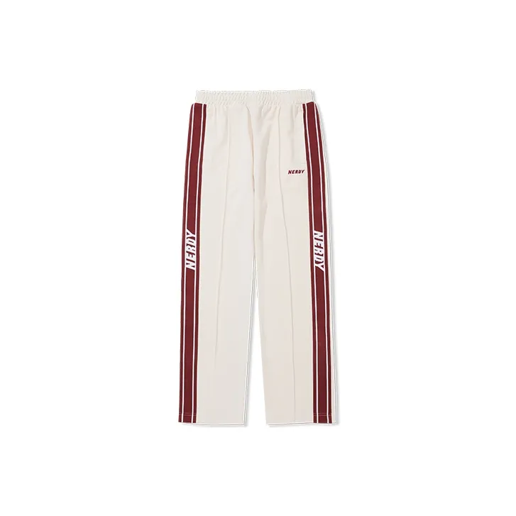 NERDY FW22 Casual Pants Unisex Milk White-0