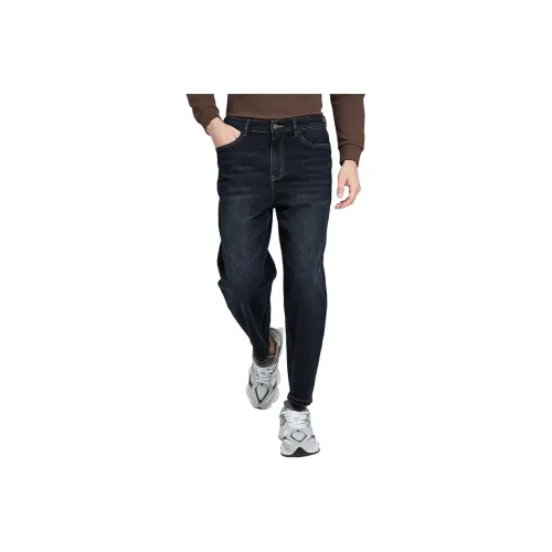 Dance With Wolves Jeans Men's Dark Blue