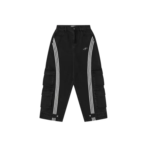 HARSH AND CRUEL Jeans Unisex Washed Black