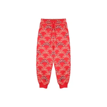 TSMLXLT Knitted Sweatpants Unisex Strawberry Red