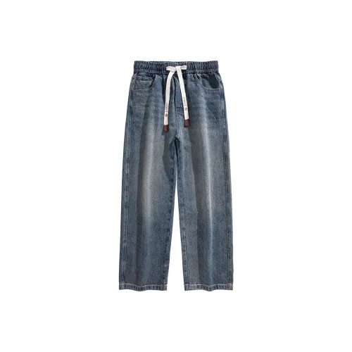 FAIRWHALE Jeans Unisex Blue