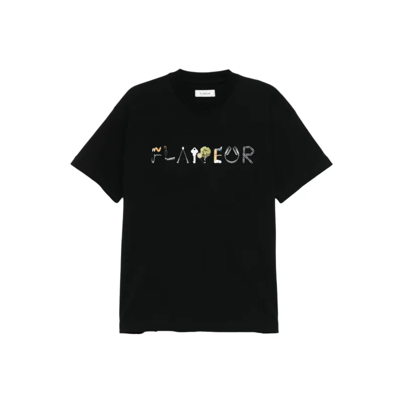 Flaneur Homme T Shirt Men's Black-0