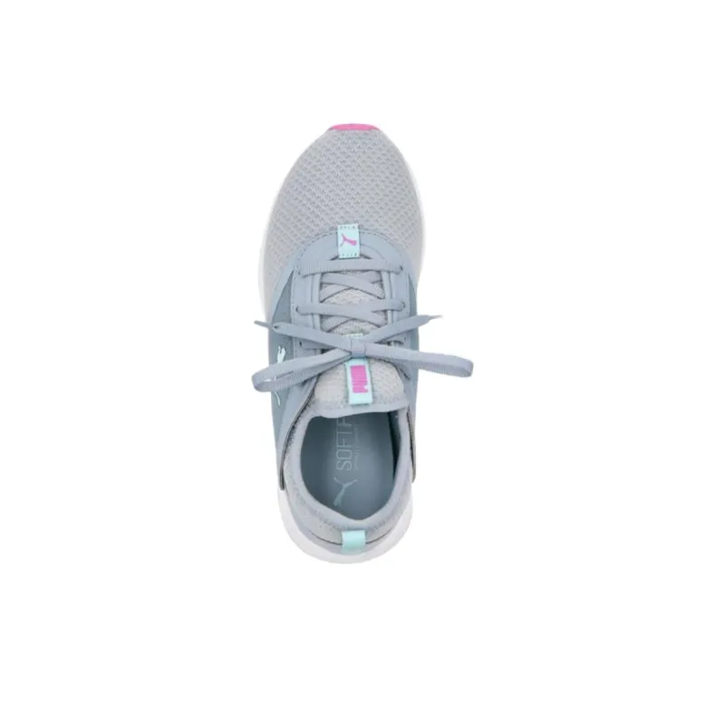 PUMA SOFTRIDE RUBY Cushioning, Wear Resistant Low Top Running Shoes Women's Gray Pink-4
