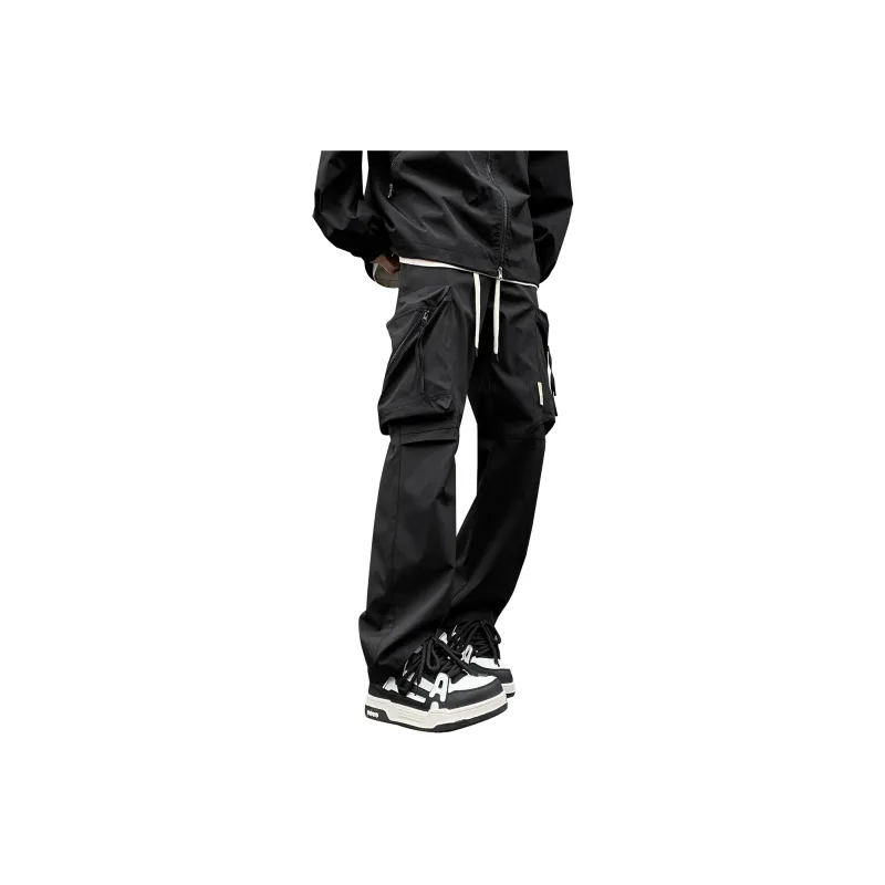 ELNHEN Cargo Pants Unisex Green-3