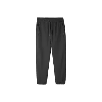 HLA Knitted Sweatpants Men Bamboo Fiber, Antibacterial Black 54