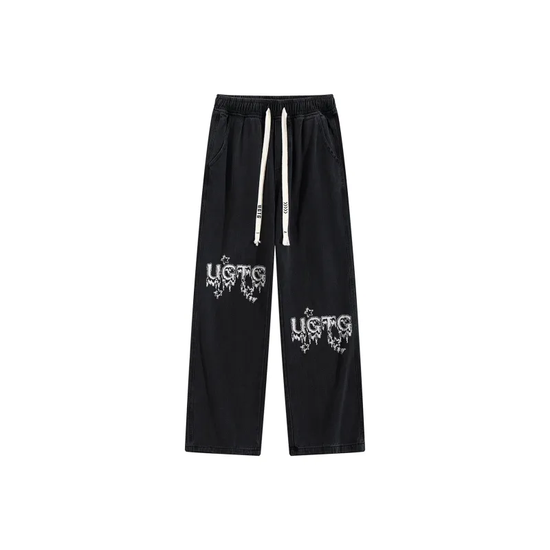 UGTG Flame Stars Unisex Jeans-5