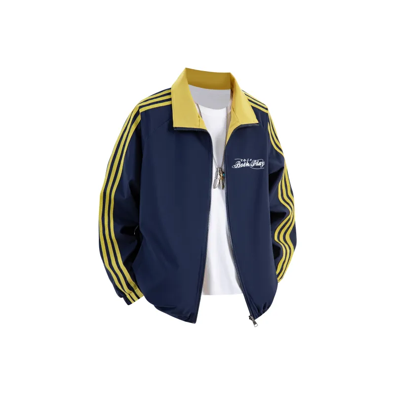 BOTH PLAY Jackets Coats Unisex Black-6