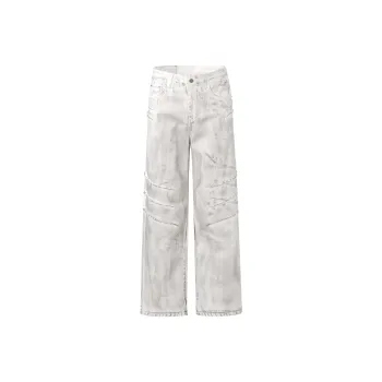 FUERZA Jeans Unisex White