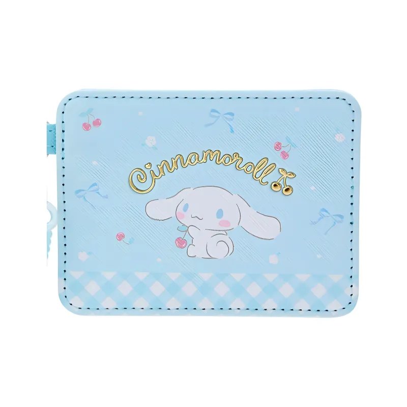 Sanrio PU Patch PVC Card Holder Women's Light Blue-1